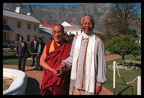 Mandela and Dalai Lama