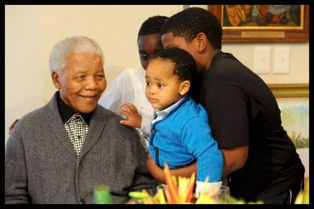 Mandela with a Child